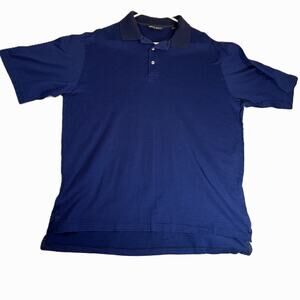 Polo Golf Ralph Lauren 100% Pima Cotton Polo Shirt Men's XL Blue Check Resort
